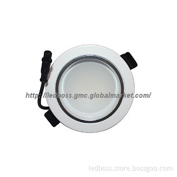 High CRI 80Ra AC100-240V 3 inch 10w IP33 dimmable led downlight